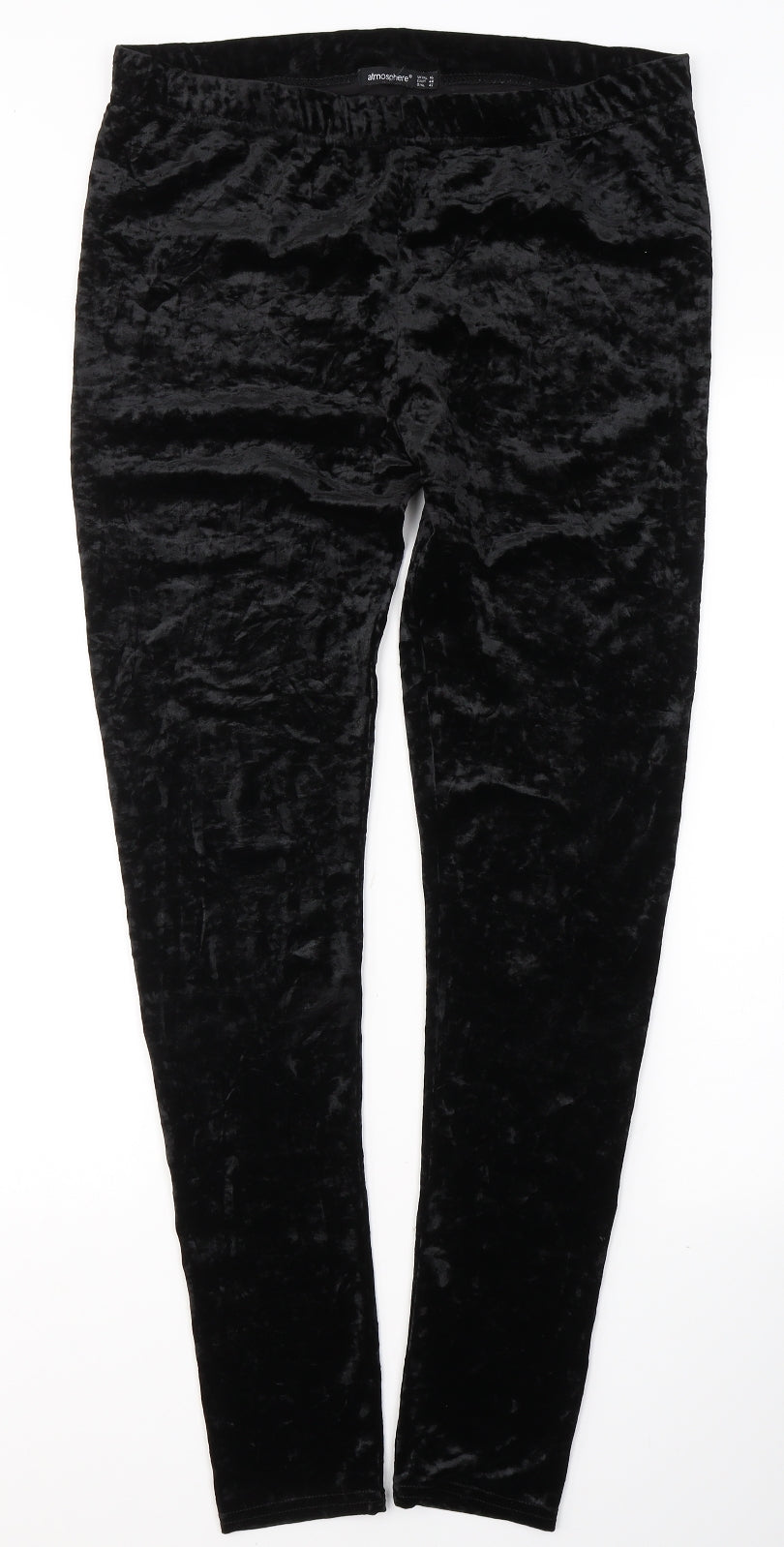 Atmosphere Womens Black  Polyester Jegging Leggings Size 16 L30 in