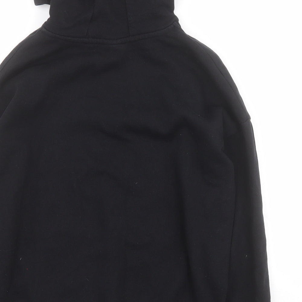 George Girls Black  Cotton Pullover Hoodie Size 7-8 Years  Pullover - Minnie Mouse / Christmas