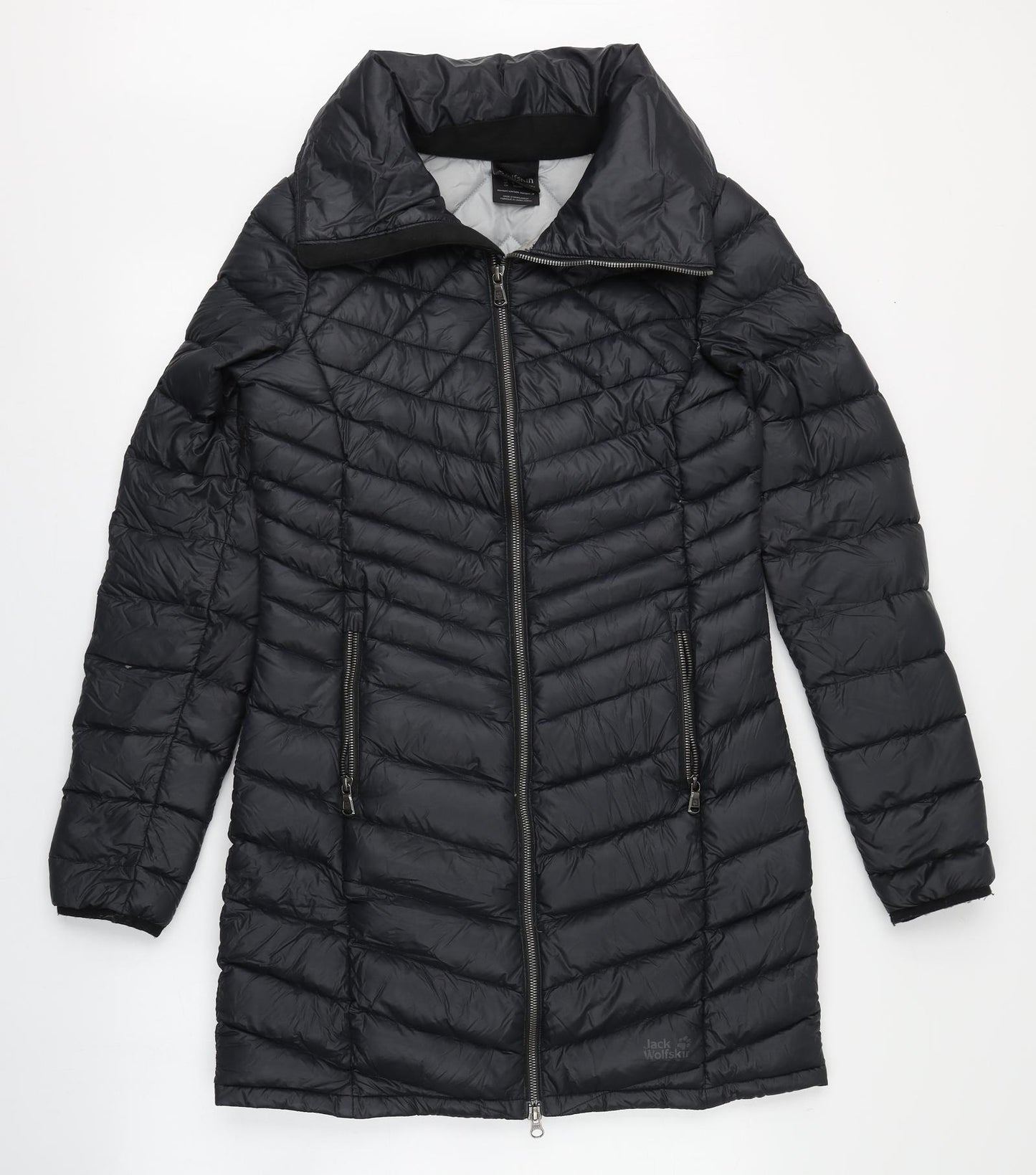 Jack Wolfskin Womens Black   Parka Coat Size XS  Zip