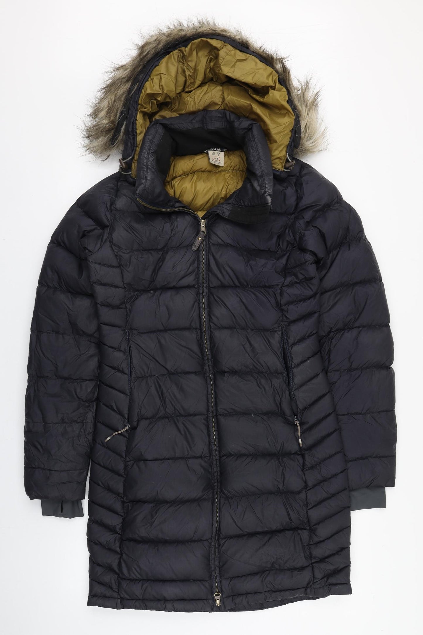 RAB Womens Black   Parka Coat Size 8  Zip