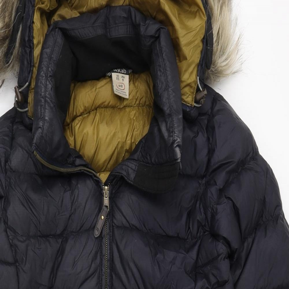 RAB Womens Black   Parka Coat Size 8  Zip