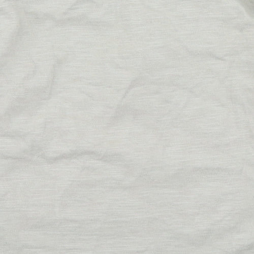Vertbaudet Boys Grey  100% Cotton Basic T-Shirt Size 3 Years Round Neck Button - Car