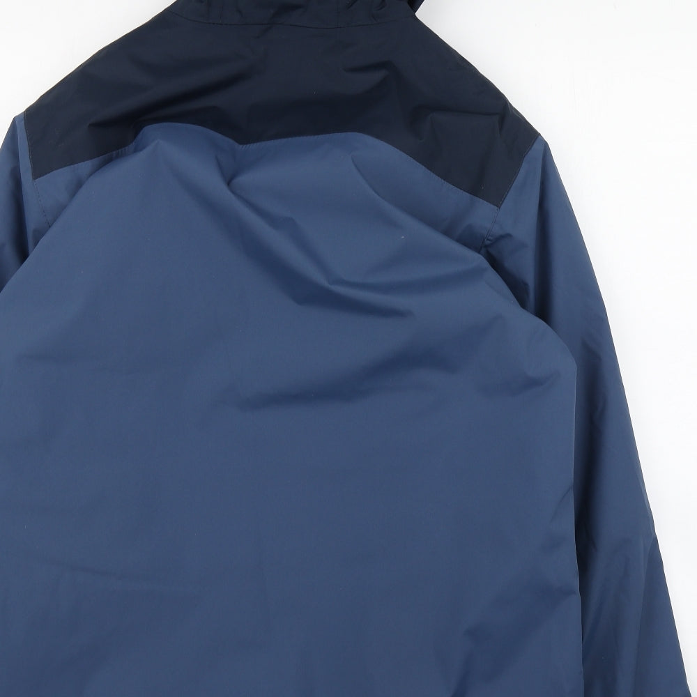 Regatta Mens Blue   Rain Coat Coat Size L  Zip