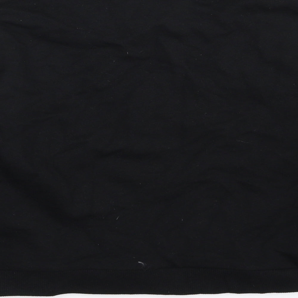 Pep&Co Girls Black  Cotton Pullover Sweatshirt Size 9-10 Years  Pullover - Christmas