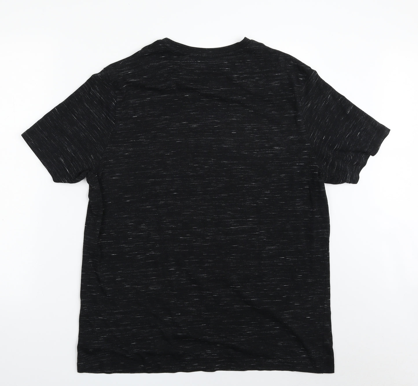 F&F Mens Black  Cotton  T-Shirt Size XL Crew Neck  - DWTN- California
