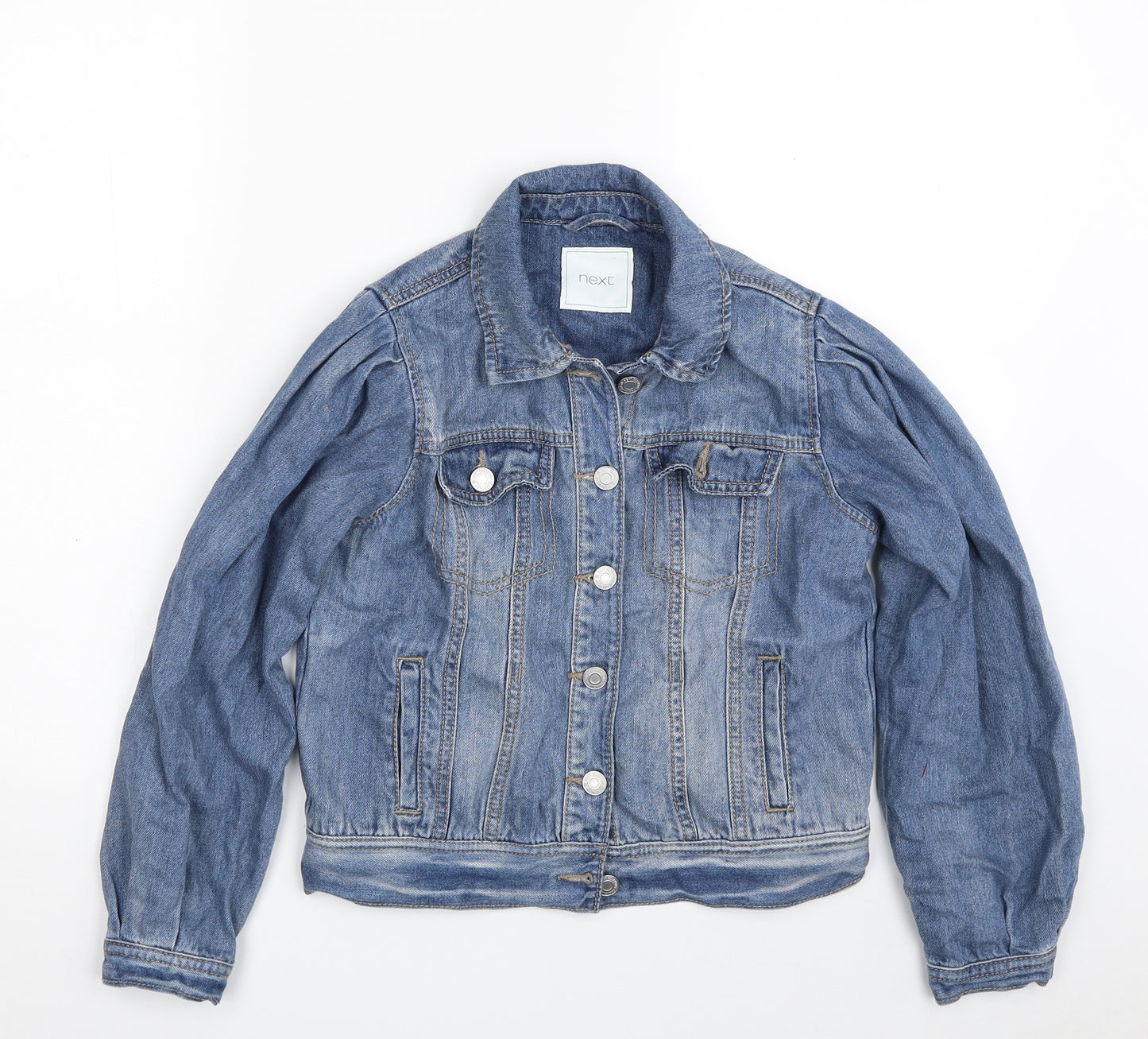 NEXT Girls Blue   Jacket  Size 10 Years  Button
