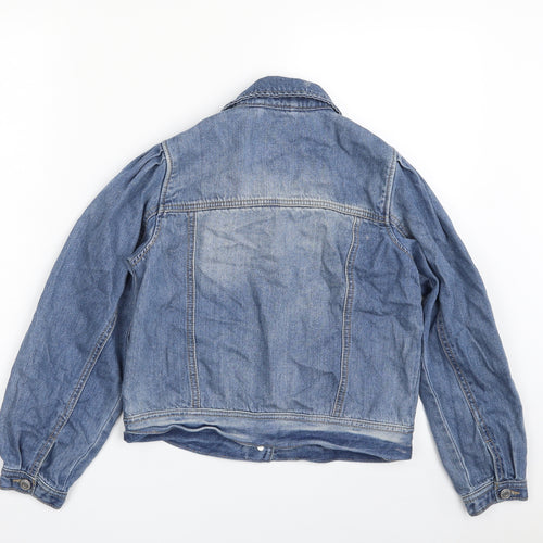 NEXT Girls Blue   Jacket  Size 10 Years  Button