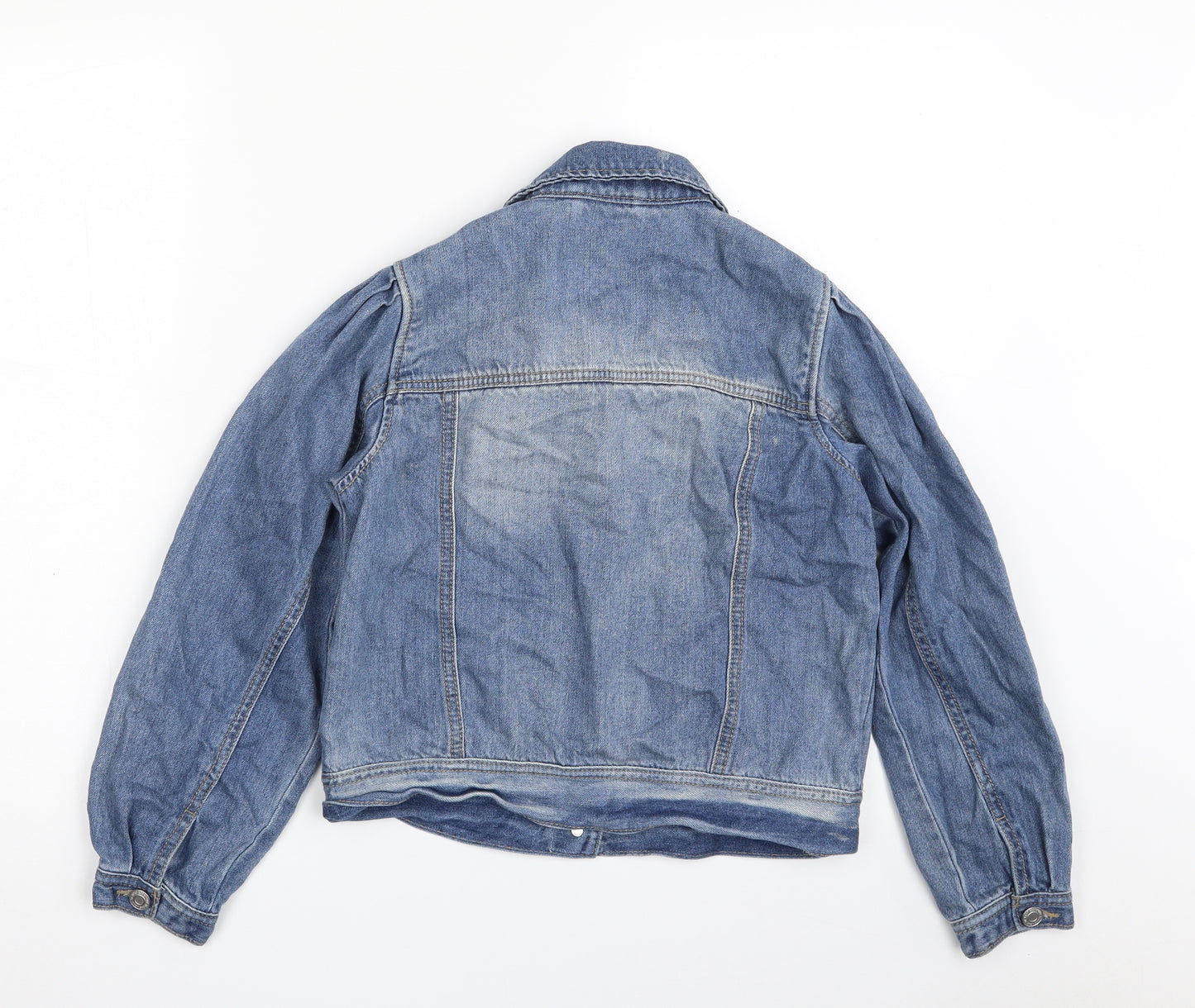 NEXT Girls Blue   Jacket  Size 10 Years  Button