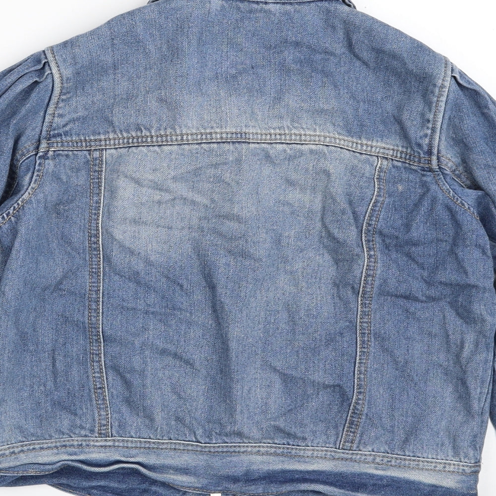 NEXT Girls Blue   Jacket  Size 10 Years  Button