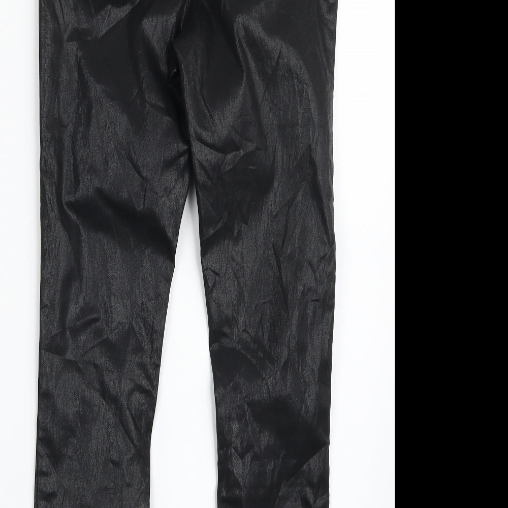 ASOS Womens Black  Cotton Skinny Jeans Size 26 in L27 in Slim Zip