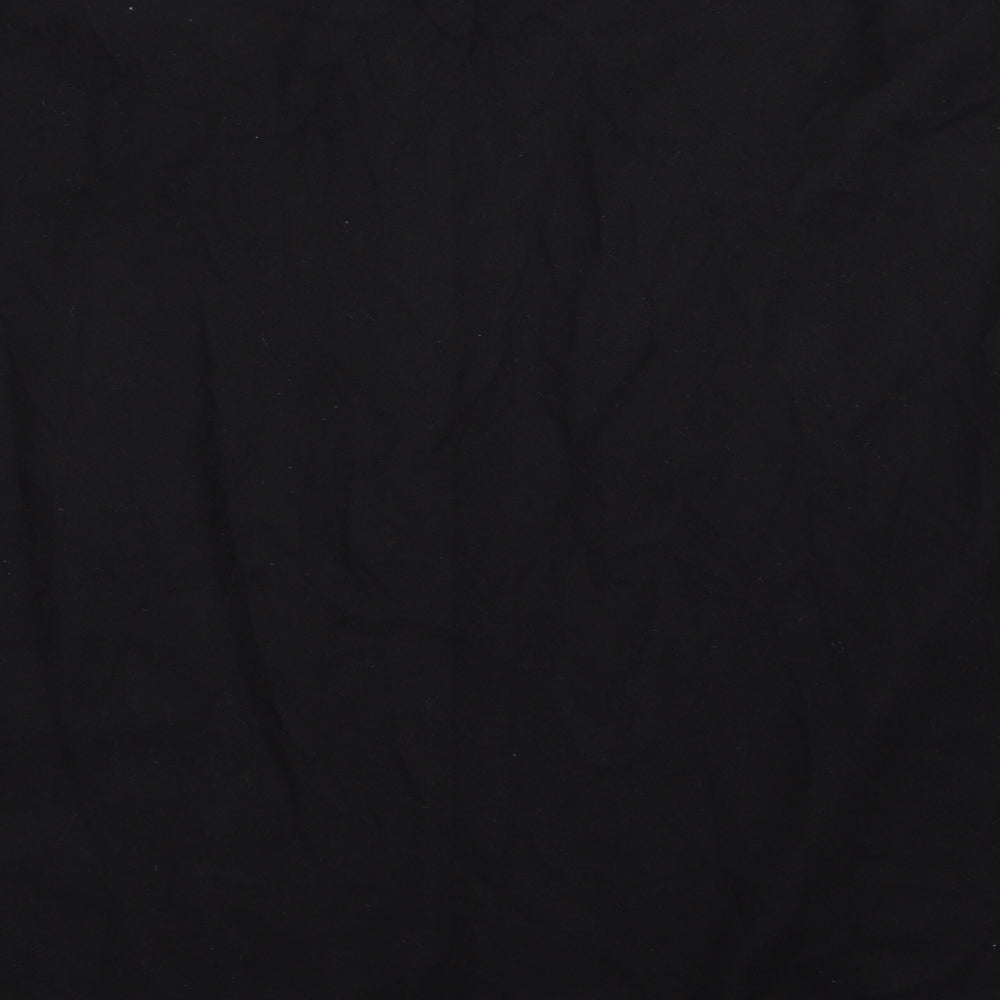 Bonmarché Womens Black  Wool A-Line Skirt Size 24   Zip