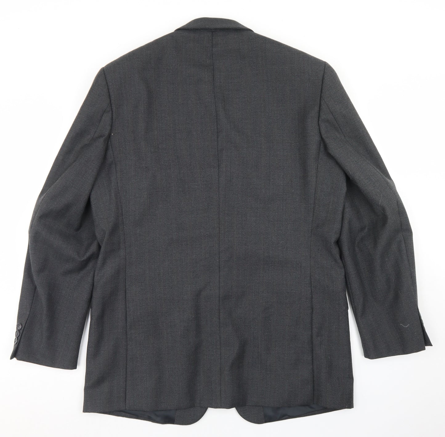 Wellington Mens Grey  Wool Jacket Blazer Size 42