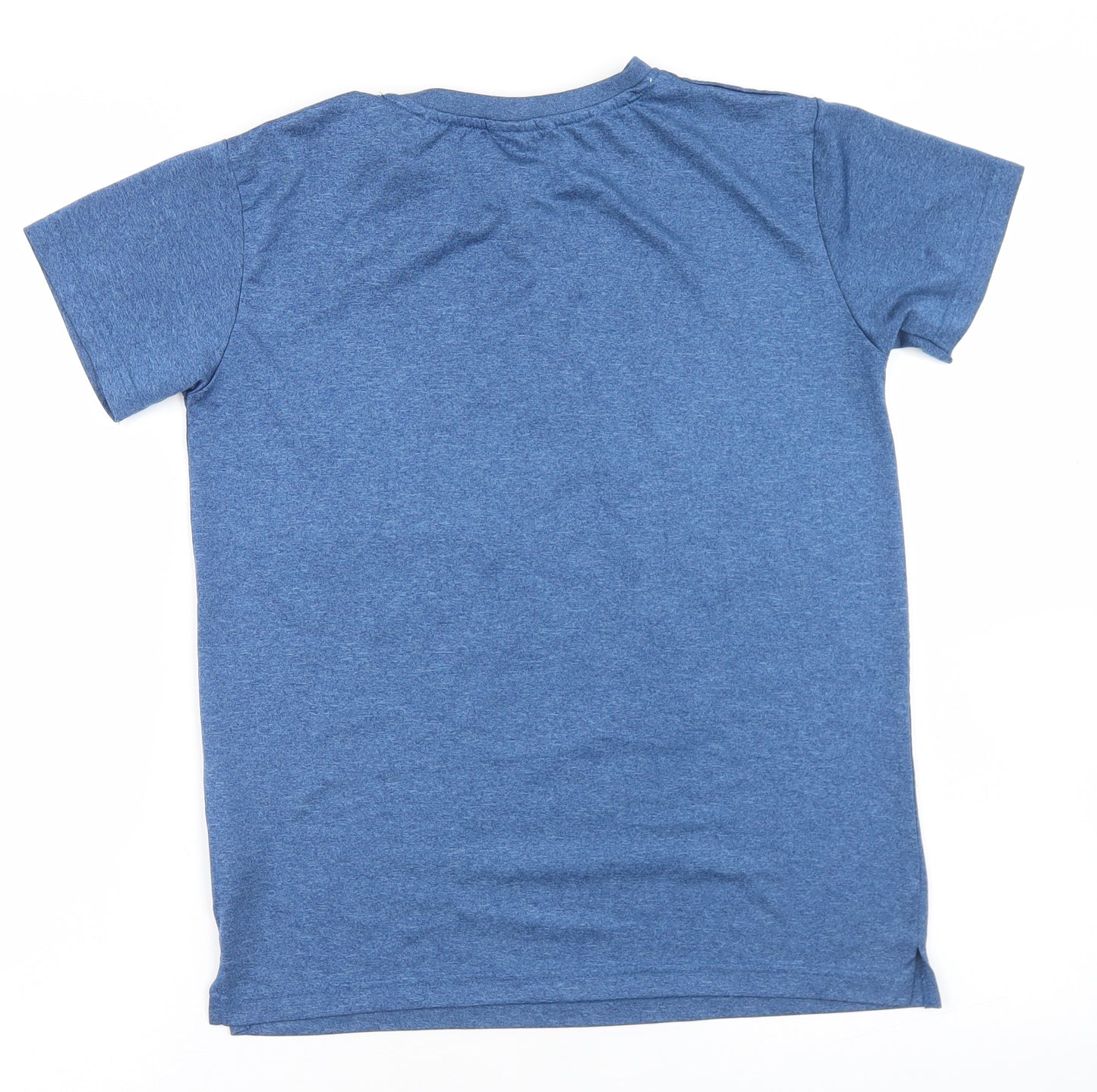 Urban Outlaws Boys Blue  Polyester Basic T-Shirt Size 13-14 Years Crew Neck  - NYC