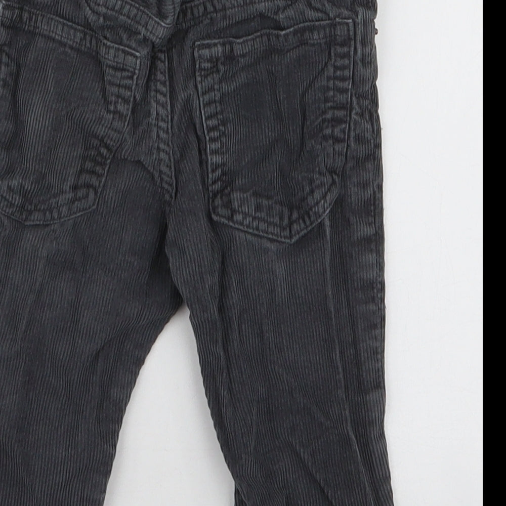 Gap Boys Grey  100% Cotton Cargo Trousers Size 12-18 Months  Zip