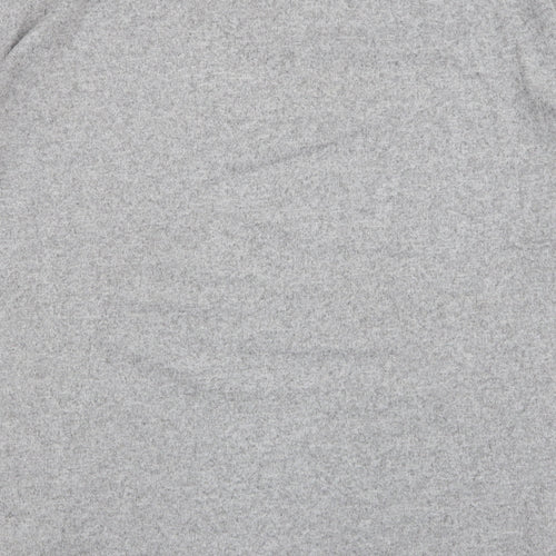 F&F Womens Grey Round Neck  Polyester Pullover Jumper Size 14