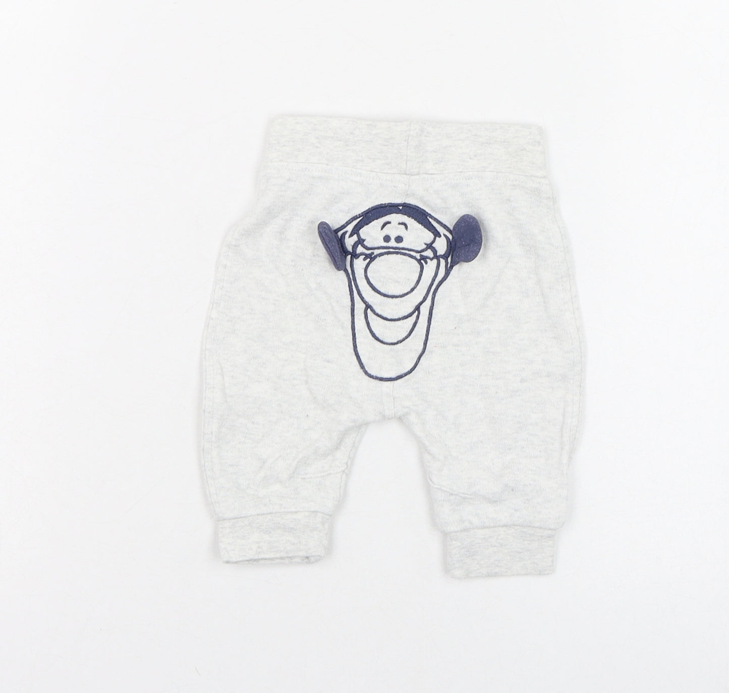 George Boys Grey  Cotton Jogger Trousers Size 0-3 Months  Pullover - Tigger, Disney