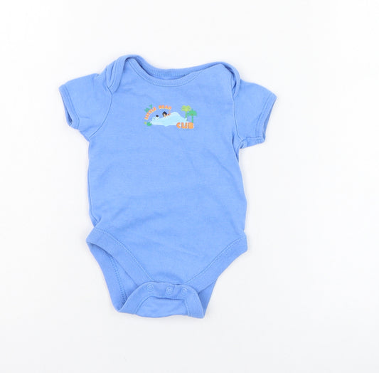 F&F Boys Black  Cotton Babygrow One-Piece Size 0-3 Months  Button - Jungle Book, Disney