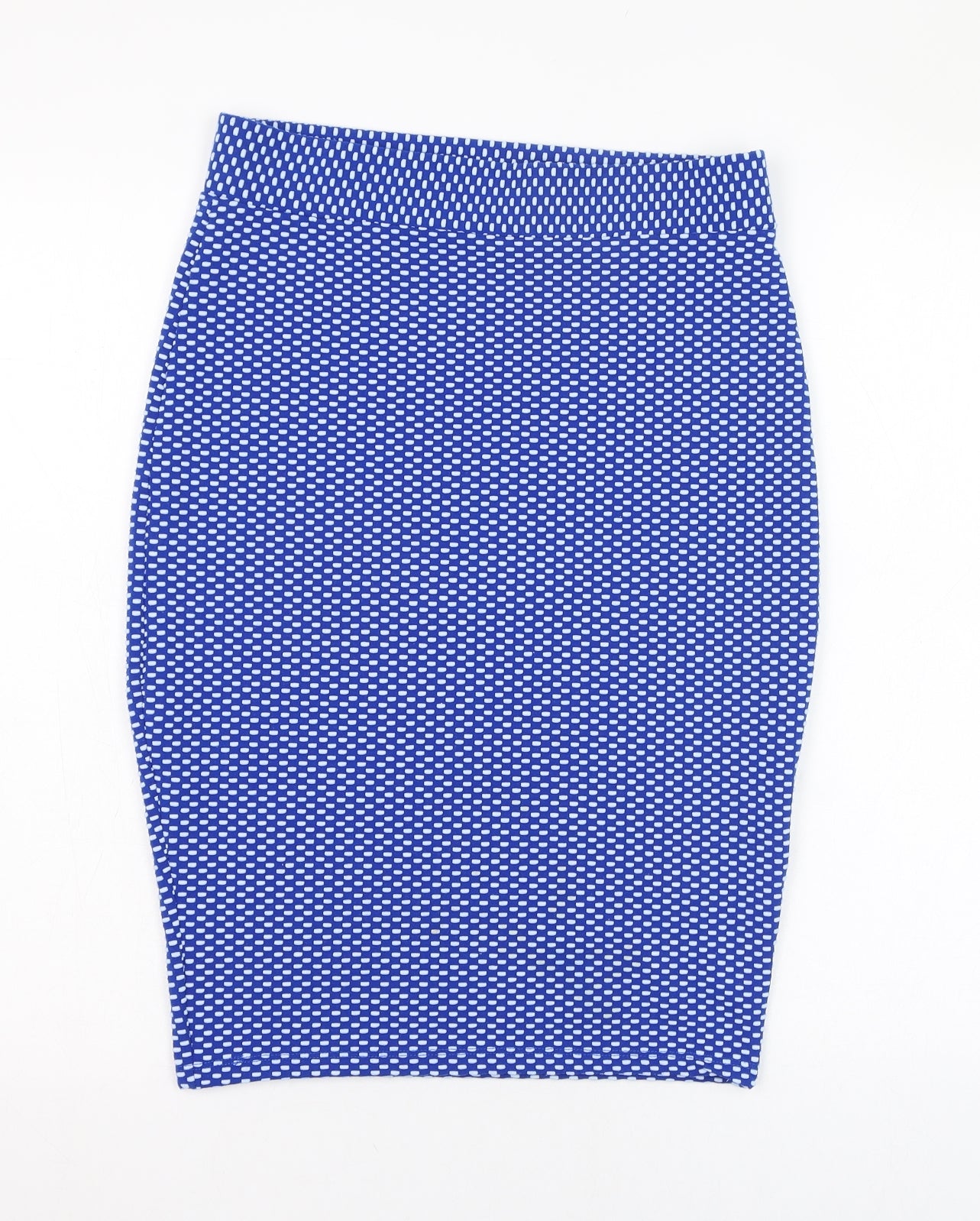Dunnes Stores Womens Blue  Polyester Straight & Pencil Skirt Size S