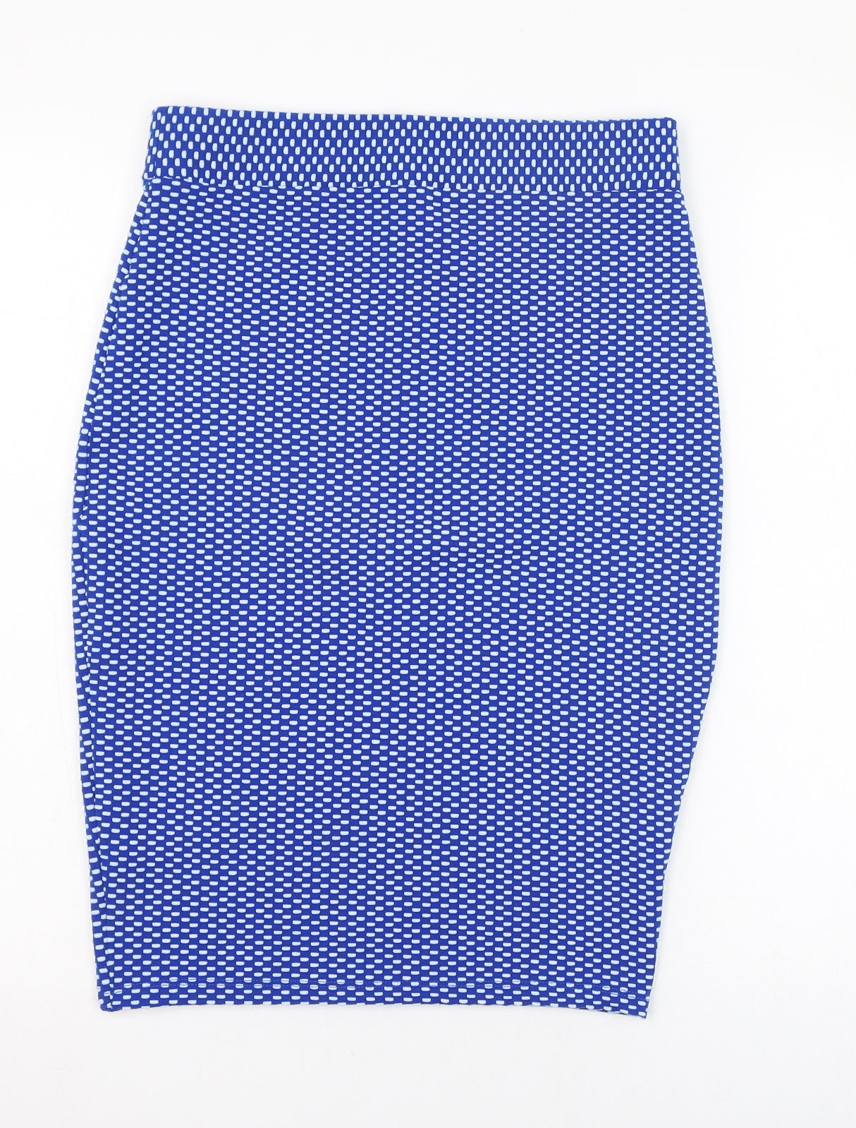 Dunnes Stores Womens Blue  Polyester Straight & Pencil Skirt Size S