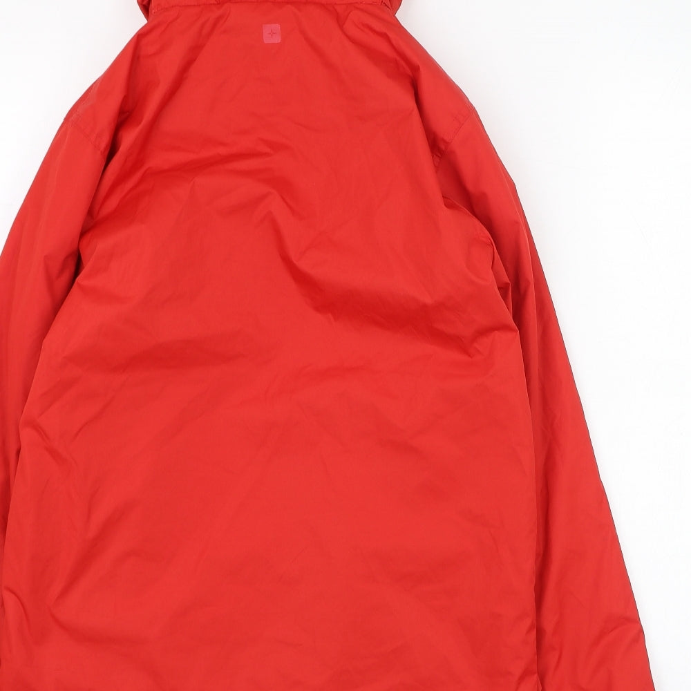 Mountain Warehouse Boys Red   Windbreaker Coat Size 11-12 Years  Zip