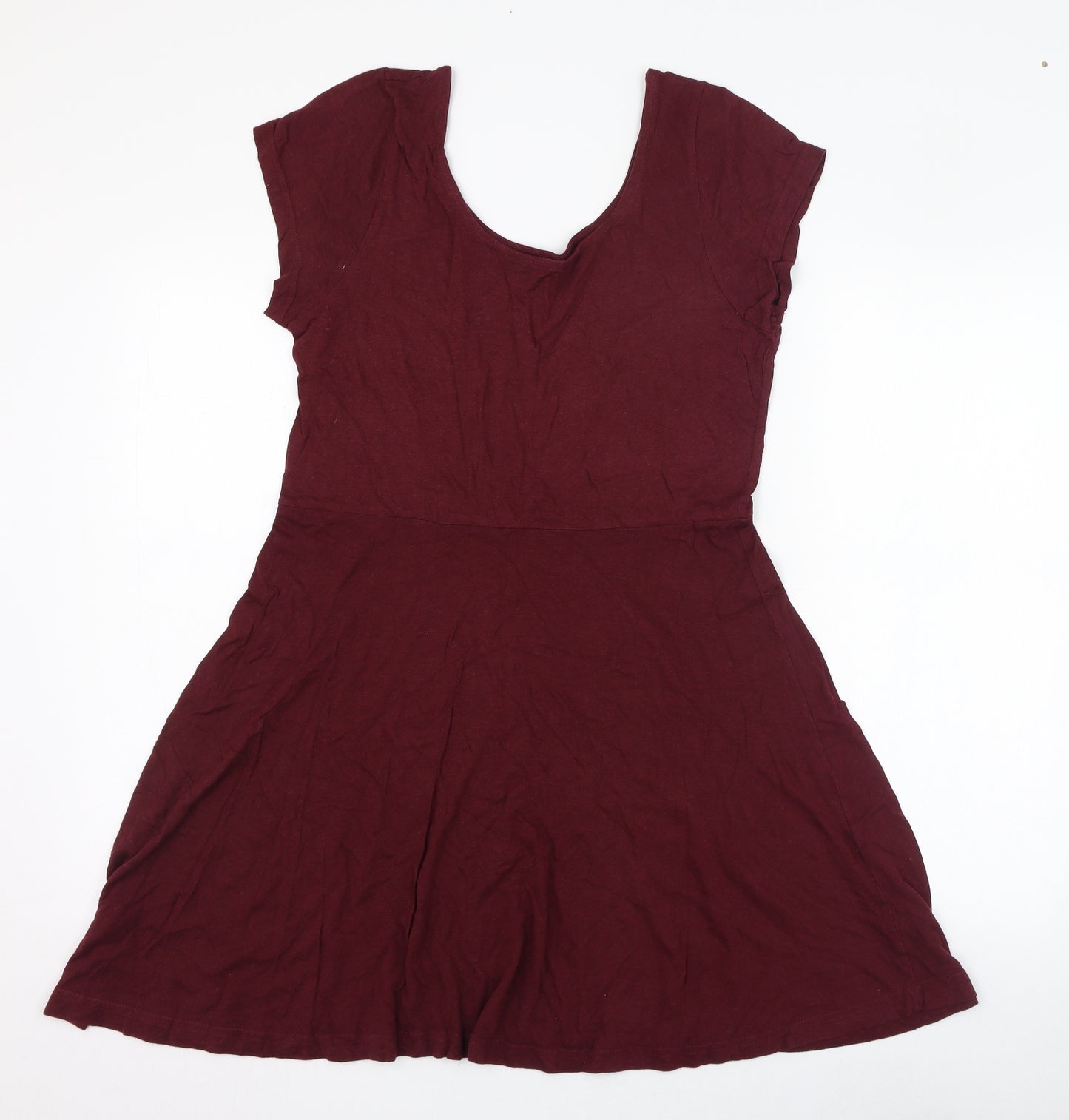 Atmosphere Womens Red  Cotton T-Shirt Dress  Size 18  Round Neck Pullover