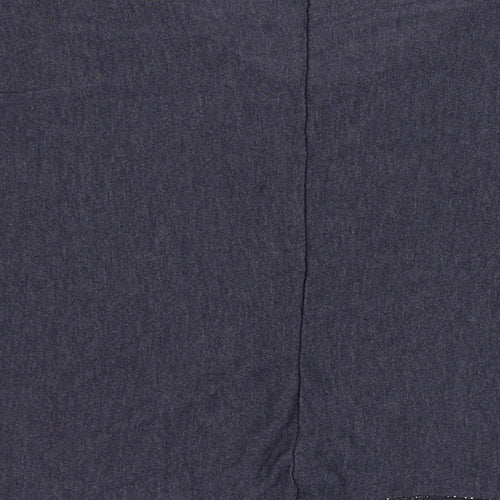 Preworn Womens Blue V-Neck  Viscose Pullover Jumper Size 6