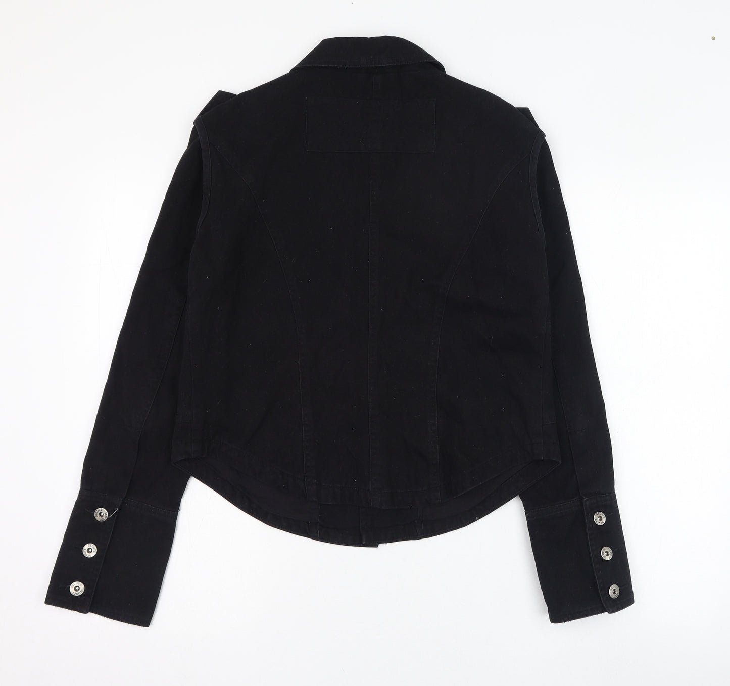 Seduce Womens Black   Jacket  Size M  Button