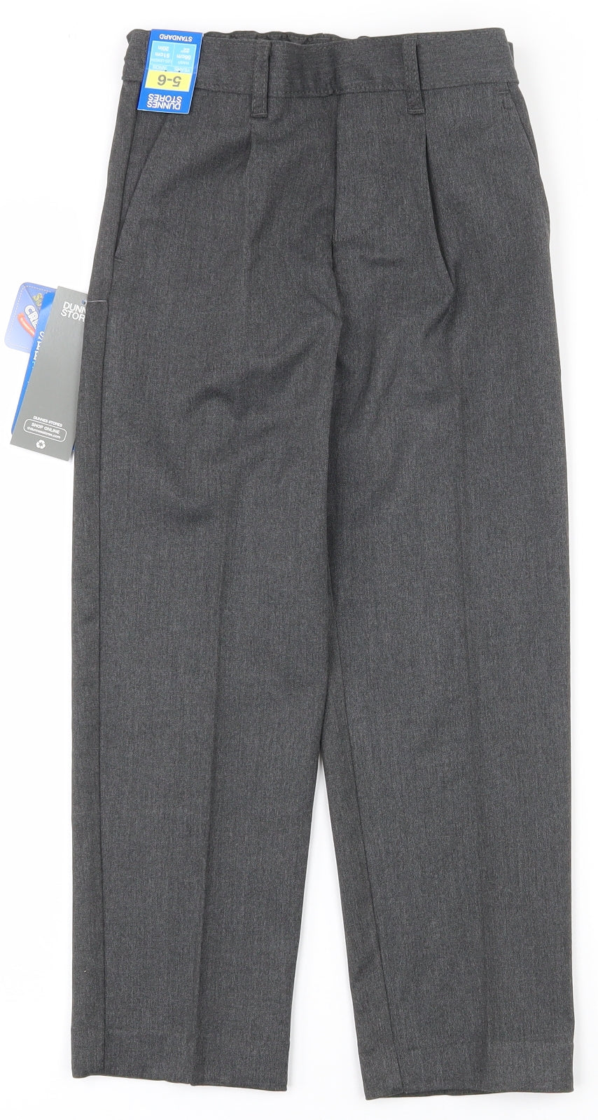 Dunnes Stores Boys Green  Polyester Dress Pants Trousers Size 5-6 Years  Regular Pullover - School wear