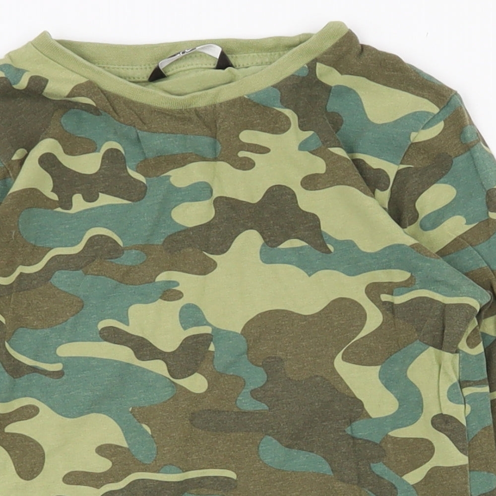 Pep & CO Boys Gold Batik 100% Cotton Basic T-Shirt Size 8-9 Years Round Neck Pullover
