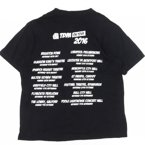 Regent Boys Black  100% Cotton Pullover T-Shirt Size 12 Years Crew Neck Magnetic