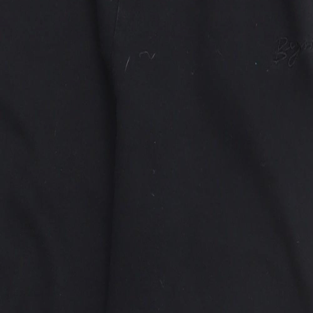 George Boys Black  Cotton Jogger Trousers Size 12-13 Years  Regular Drawstring