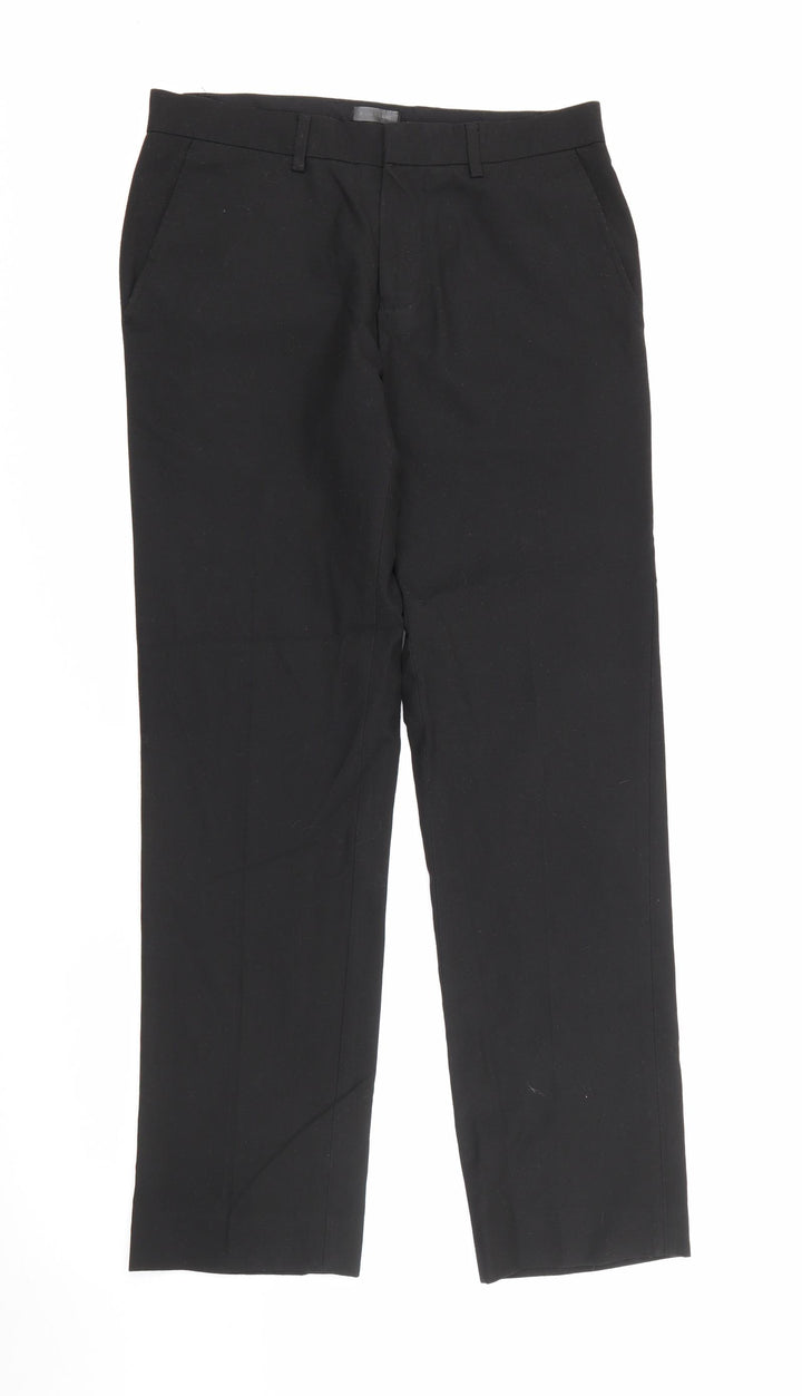 River Island Womens Black  Polyester Trousers  Size 28 in L28 in Regular Zip