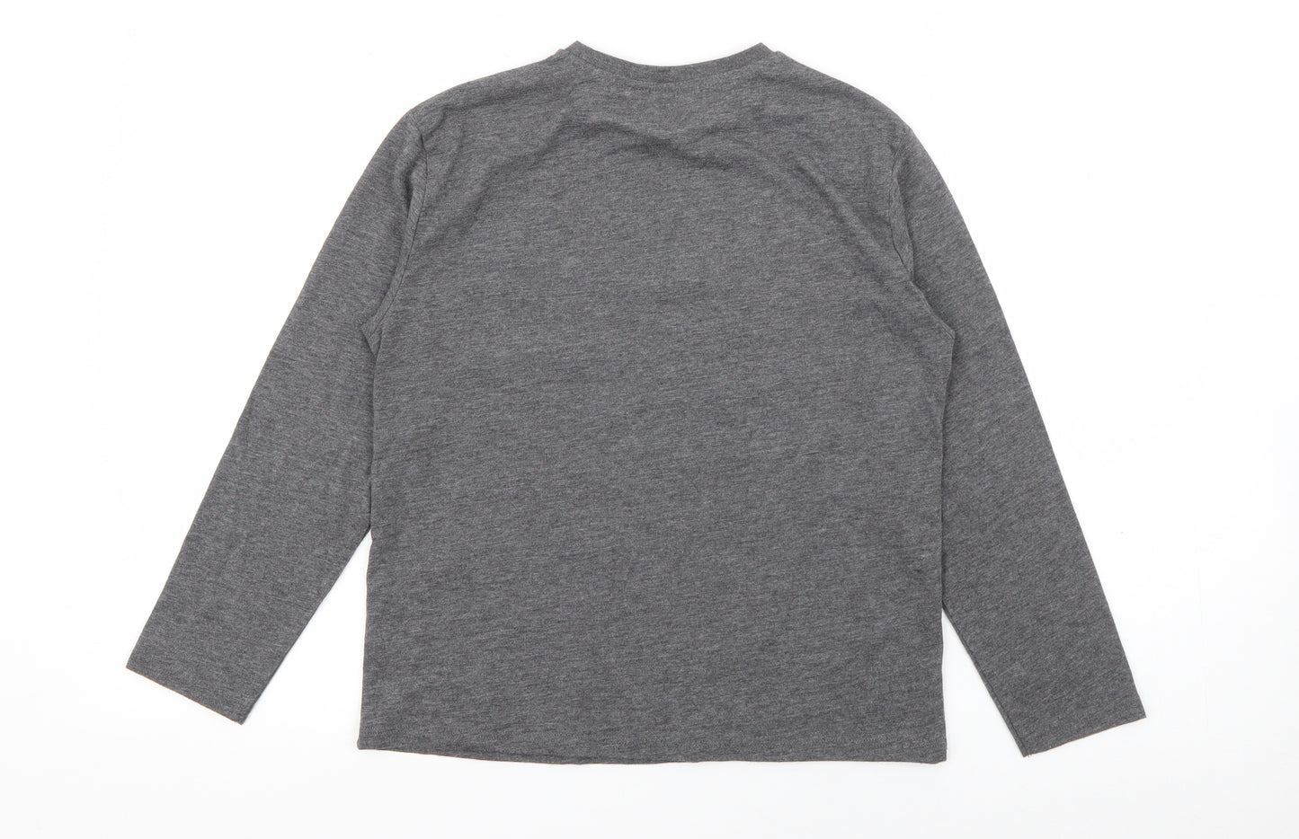 MNG Boys Grey  Polyester Pullover T-Shirt Size 9 Years Crew Neck  - Star Wars