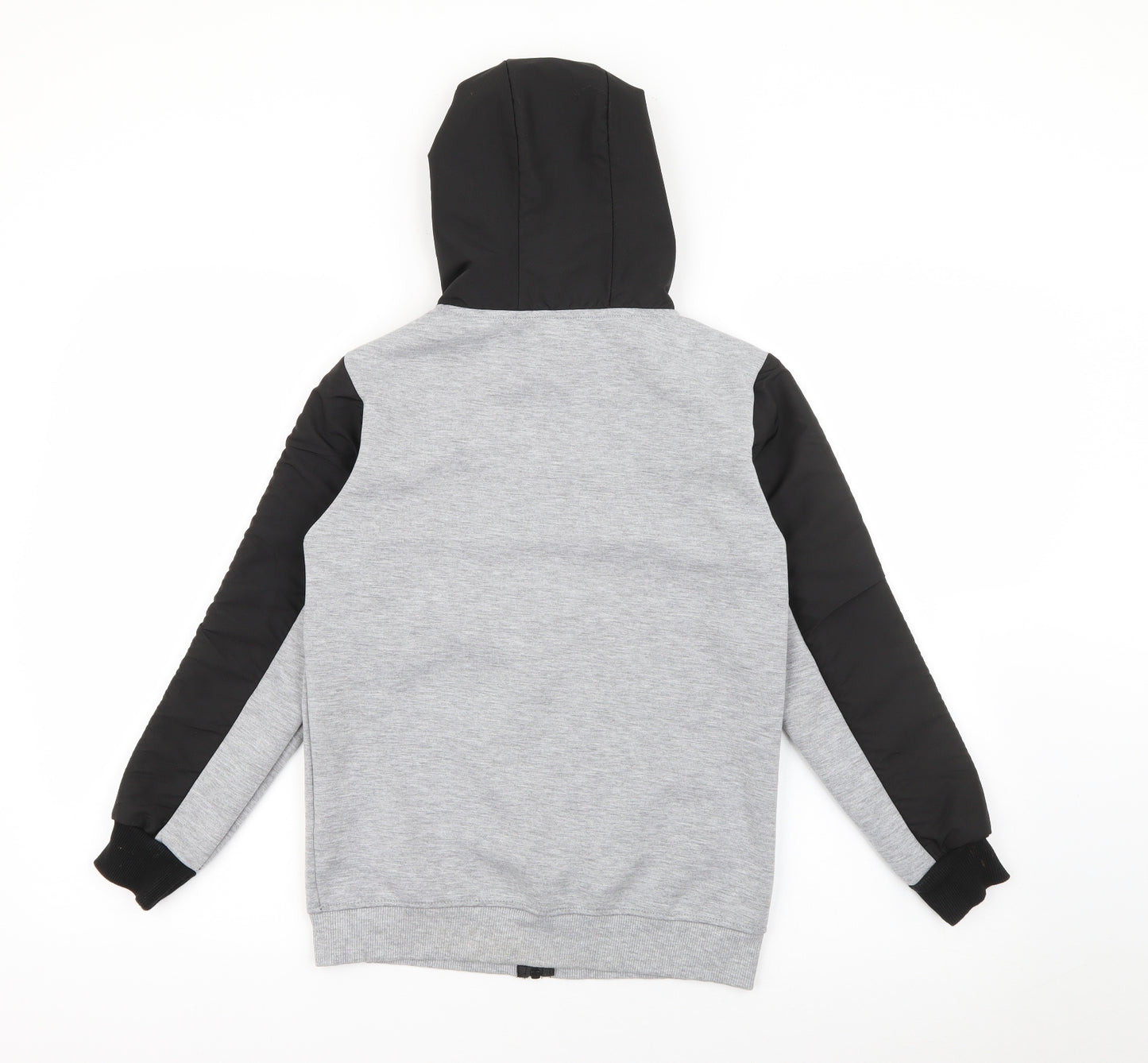 Primark Boys Grey  Polyester Full Zip Hoodie Size 10-11 Years  Zip - Playstation