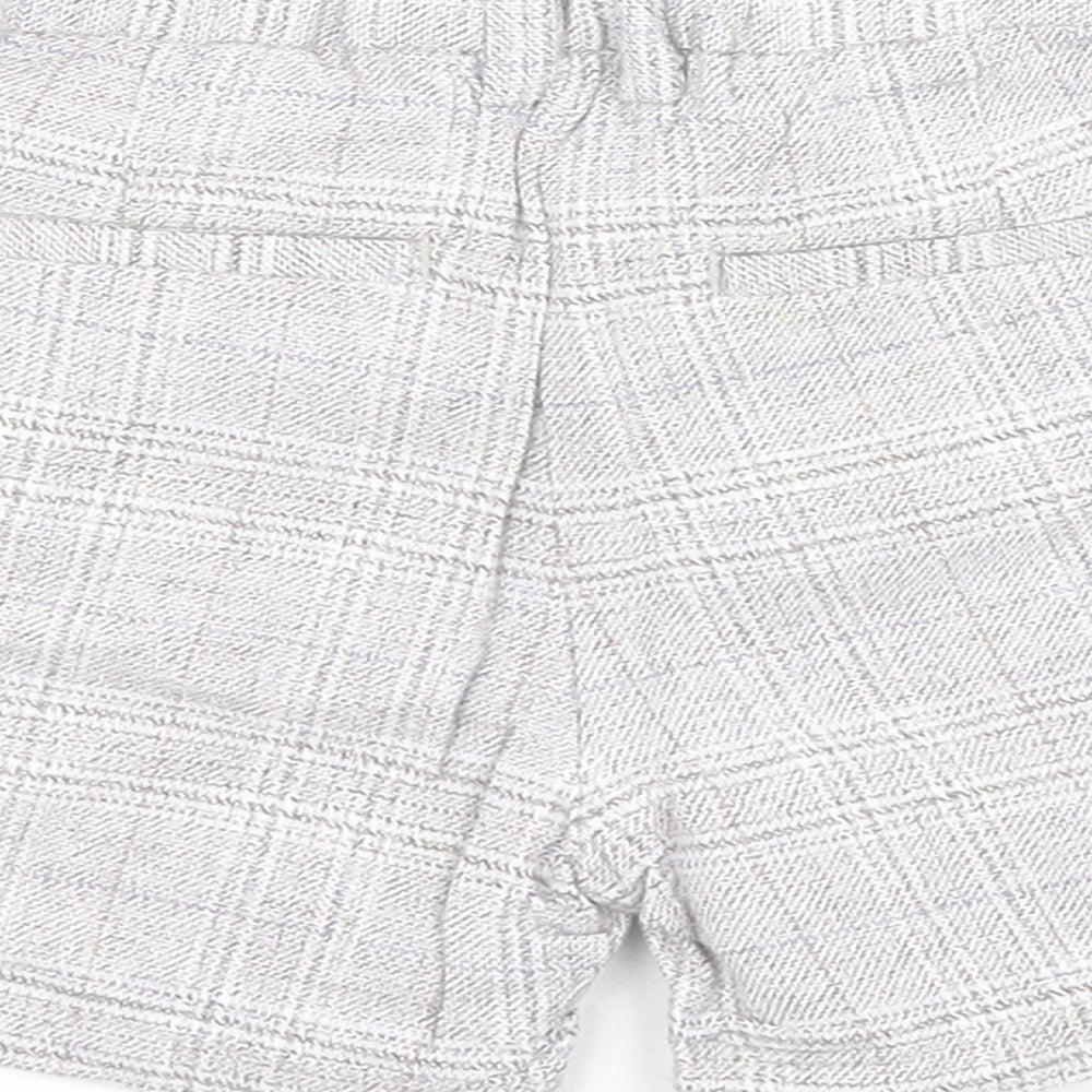 NEXT Baby Grey Check 100% Cotton Cropped Trousers Size 18-24 Months  Pullover