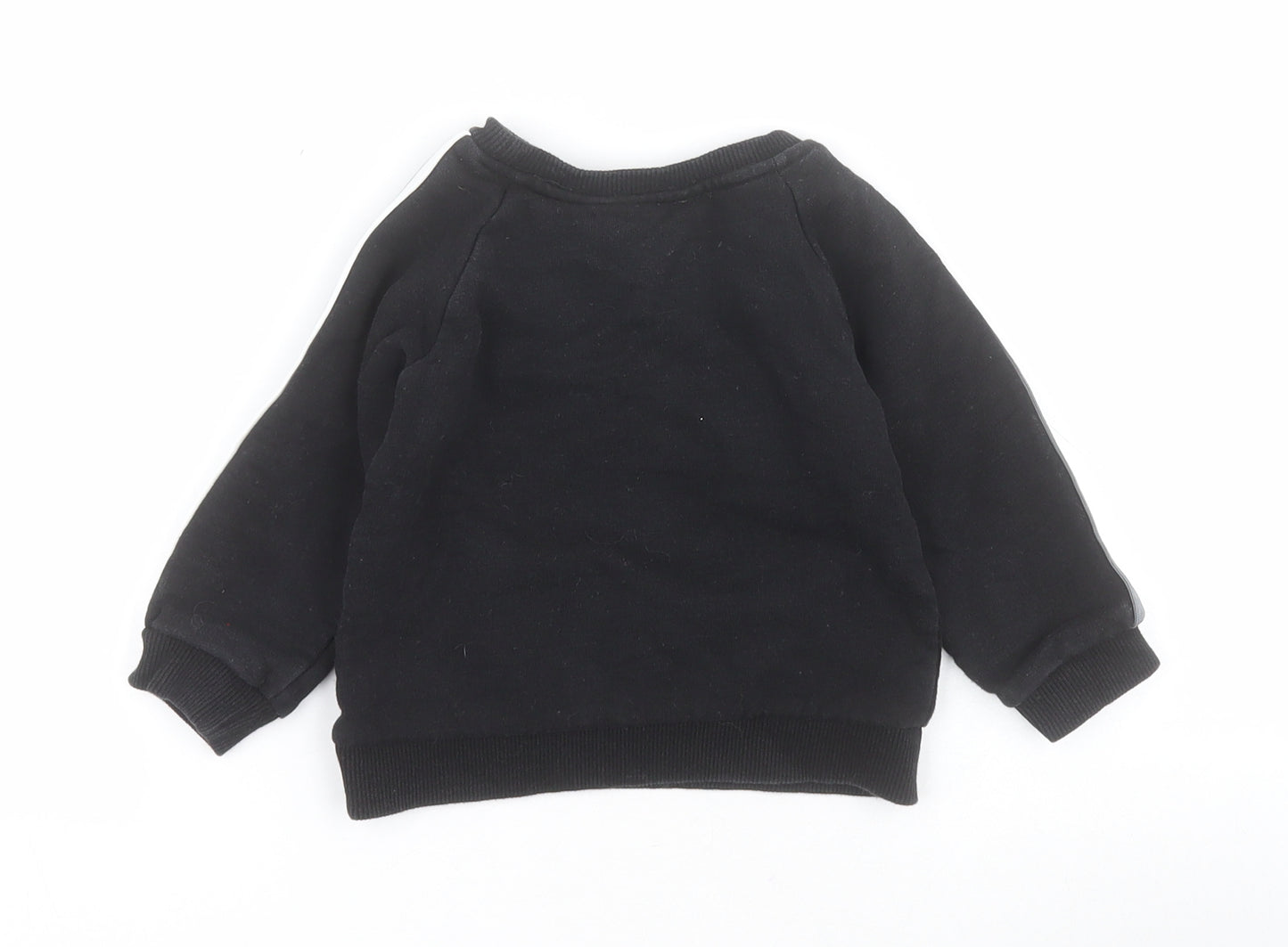 Primark Baby Black  100% Cotton Pullover Jumper Size 12-18 Months  Pullover