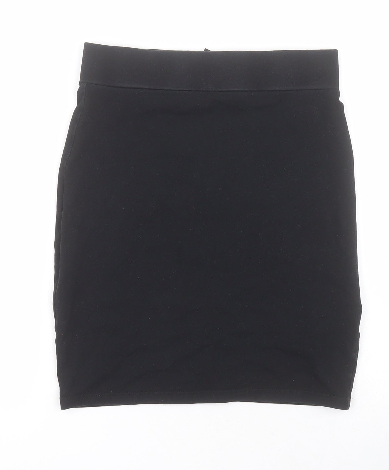 New Look Womens Black  Cotton Mini Skirt Size 6