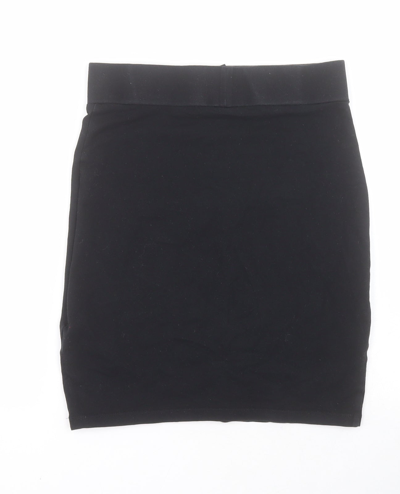 New Look Womens Black  Cotton Mini Skirt Size 6