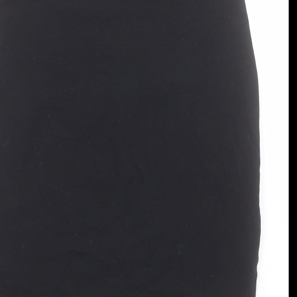 New Look Womens Black  Cotton Mini Skirt Size 6