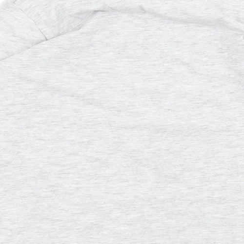 Matalan Boys Grey  Cotton Pullover T-Shirt Size 5-6 Years Round Neck Pullover - Big Brother
