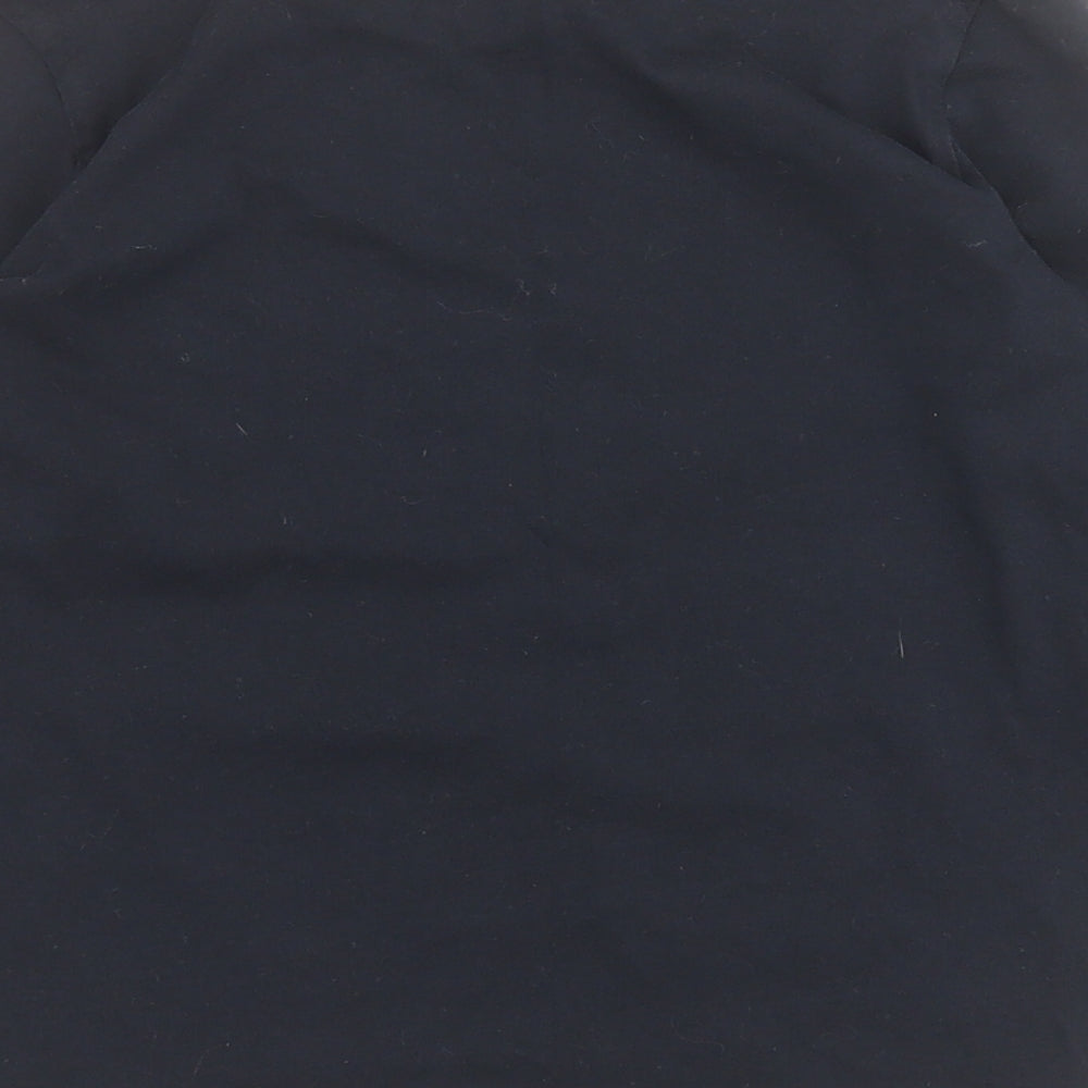 George Boys Black  Cotton Pullover T-Shirt Size 6-7 Years Round Neck Pullover - Gaming