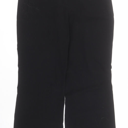 NEXT Womens Black  Polyester Dress Pants Trousers Size 10 L29 in Regular Zip
