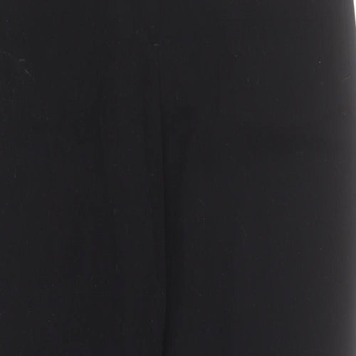 NEXT Womens Black  Polyester Dress Pants Trousers Size 10 L29 in Regular Zip