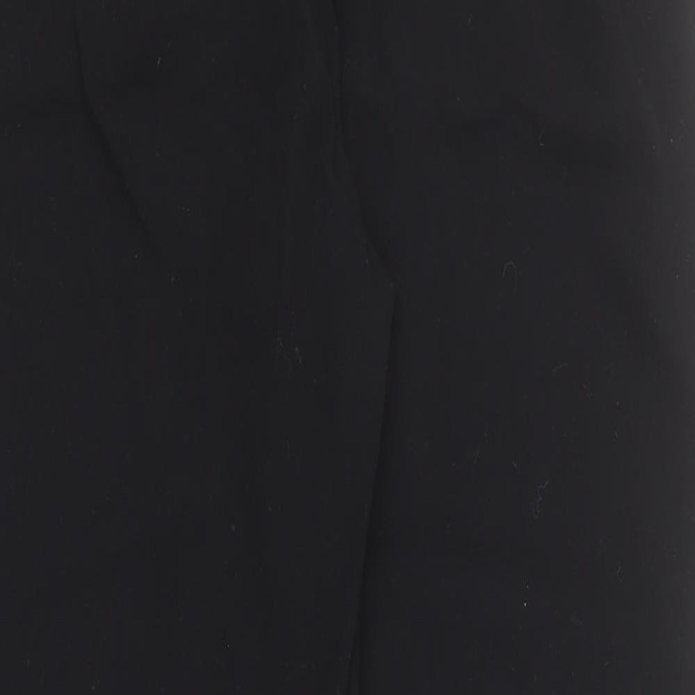 NEXT Womens Black  Polyester Dress Pants Trousers Size 10 L29 in Regular Zip