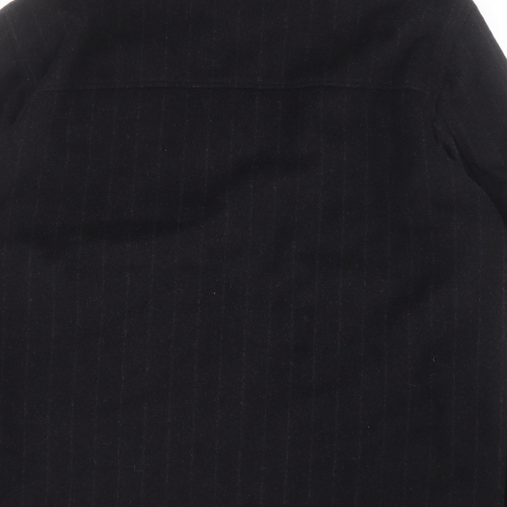 Eden Park Mens Black Striped  Jacket Coat Size XL  Zip