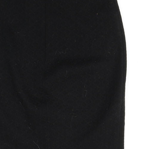 Dunnes Stores Womens Black Geometric Polyester A-Line Skirt Size S