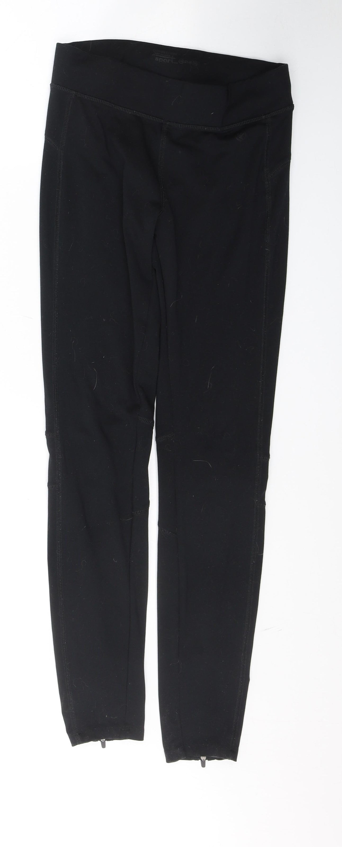 Dunnes Stores Womens Black  Polyester Jegging Leggings Size 10 L28 in