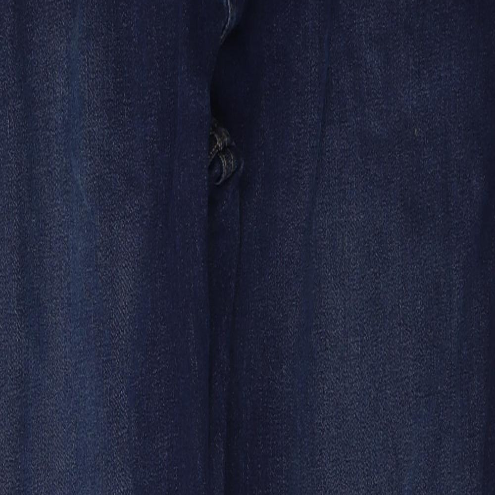 Dunnes Stores Mens Blue  Cotton Straight Jeans Size 38 L30 in Regular Button