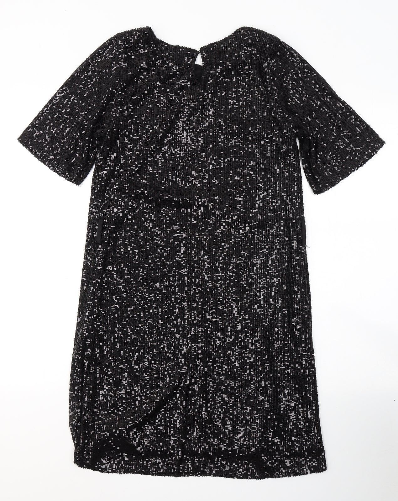 New Look Womens Black  Polyester A-Line  Size 10  Round Neck Pullover