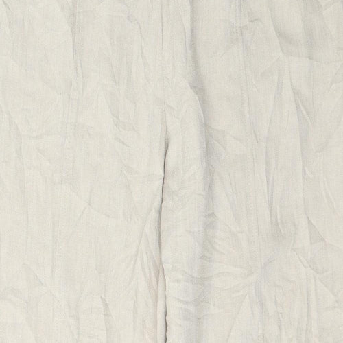 Wills Womens Beige  Acetate Trousers  Size 18 L29 in Regular Zip